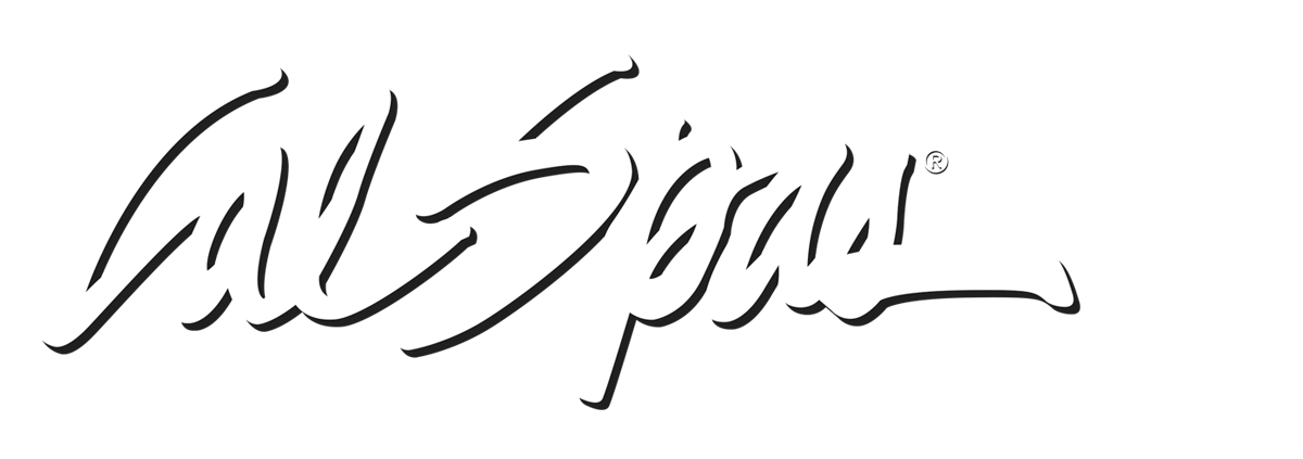 Calspas White logo hot tubs spas for sale Corvallis